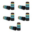 thumbnail image 1 of HLONK Colorful Striped Golfing Iron Ferrules Fit 0.35Inch 0.37Inch Iron Shafts, 1 of 21