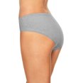 thumbnail image 3 of Hanes Ultimate® Women's Comfortsoft® Hipsters 4-Pack Lilac/Pink/Heather Grey/Black 9, 3 of 6