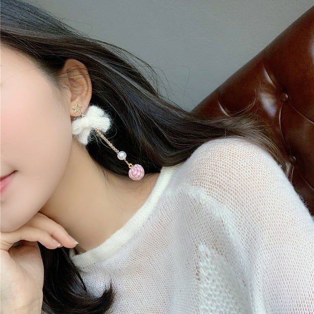 Fake dangle hotsell earrings