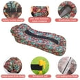 thumbnail image 3 of TOPCHANCES Inflatable Lounger, Portable Ergonomic Beach Air Bed Sofa Couch Waterproof Anti-Air Leaking for Indoor Outdoor Camping, No Pump Required, 3 of 10