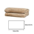 thumbnail image 3 of Oefntac Blanket 100X150cm Super Soft Warm Solid Warm Fleece Blanket Throw Rug Sofa Bedding, 3 of 3