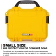 thumbnail image 3 of Small Series 904 Lightweight NK-7 Resin Waterproof Protective Case with Foam for Mirrorless Camera or 2-Way Radio, Yellow, 3 of 8