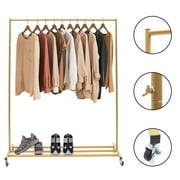 Clothes Rack Iron Clothes Rack Hanger Garment Storage Clothes Display Stand Room