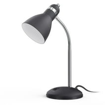 LEPOWER Metal Desk Lamp, Adjustable Gooseneck Table Lamp for Home, Office, Bedroom, Sandy Black