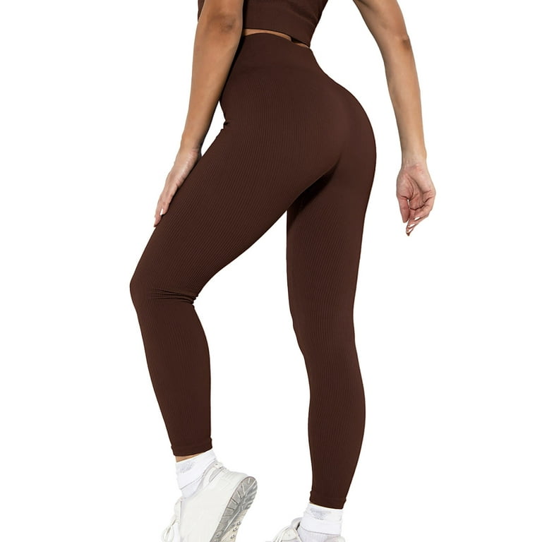 adviicd Petite Yoga Pants For Women Yoga Pants Flare Women's Seamless High  Waist Workout pants Lifting Belly Control Gym Yoga Biking long Pants