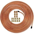 thumbnail image 1 of Kit de tubería de freno mejorada: 7,6 m de tubo flexible recubierto de cobre de 3/16" (rollo de 7,6 m y 3/16"), 1 of 5
