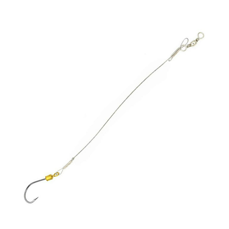 Fishing Leader Wires - 5pcs Anti-bite Stainless Steel Wire Leader Fishing Rigs Hooks Line Tackle Tool, 16