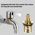 Double Head Washing Machine Faucet G1/2 Long Quick Open Faucet Mop Pool