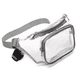 thumbnail image 1 of Riñonera transparente, cinturón impermeable, con tirantes ajustables para eventos, juegos y conciertos, Gris, 1 of 5
