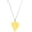 Yellow, variant on Sweet Cheese Pendant Necklace Handmade 3D Resin Mini Pizza Triangle Block Food Geometric Silver Chain Necklace for Women Men BFF Best Friend Couples Christmas Halloween Party Fashion Jewelry Gifts