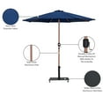 thumbnail image 2 of Meridian Furniture Fiji Navy Polyester Patio Umbrella with Base Set, 2 of 19
