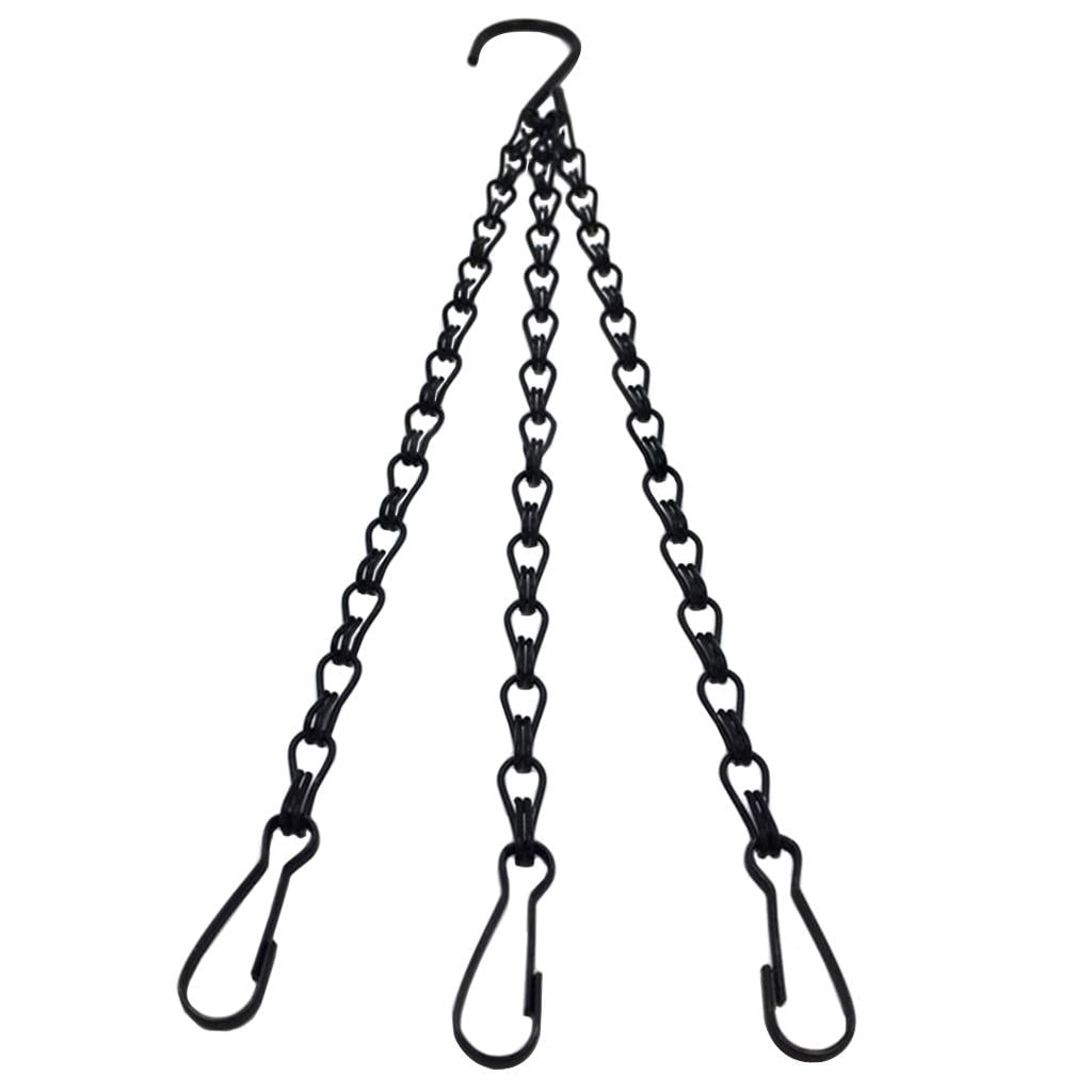Homme Chaînes De Panier Suspendu, Chaîne De Pot De Fleur Pour Les Plantes Suspendues Remplacement De Panier Suspendu En M Tal De 16 Pouces 1pc Chaine Pantalon