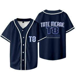 Tate McRae T8 Merch Jersey Think Later Tour T-shirts Women