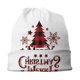 thumbnail image 4 of Gorro de tartán a cuadros para hombre y mujer, gorro de punto con estampado de Feliz Navidad, ideal para el invierno, 4 of 4