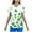 Green#2, variant on St. Patricks Day Scrubs for Women Lucky Clover Printed Plus Size Scrub Tops Stretchy Short Sleeve V Neck Nursing Uniforms Irish Shamrock Graphic Tees with Pockets Green 3XL