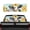 Cow Sunflower Design, variant on Uourmeti Great White Shark Design Pickup Truck Rear Window Decal, FadeResistant Vinyl, Easy to Install Easy Install Rear Window Decals Full Windows Coverage