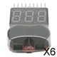 thumbnail image 1 of 5xRC 1-8S Lipo Li-ion Li-Fe batería baja alarma 2 en 1 probador LED 6 piezas, 1 of 7