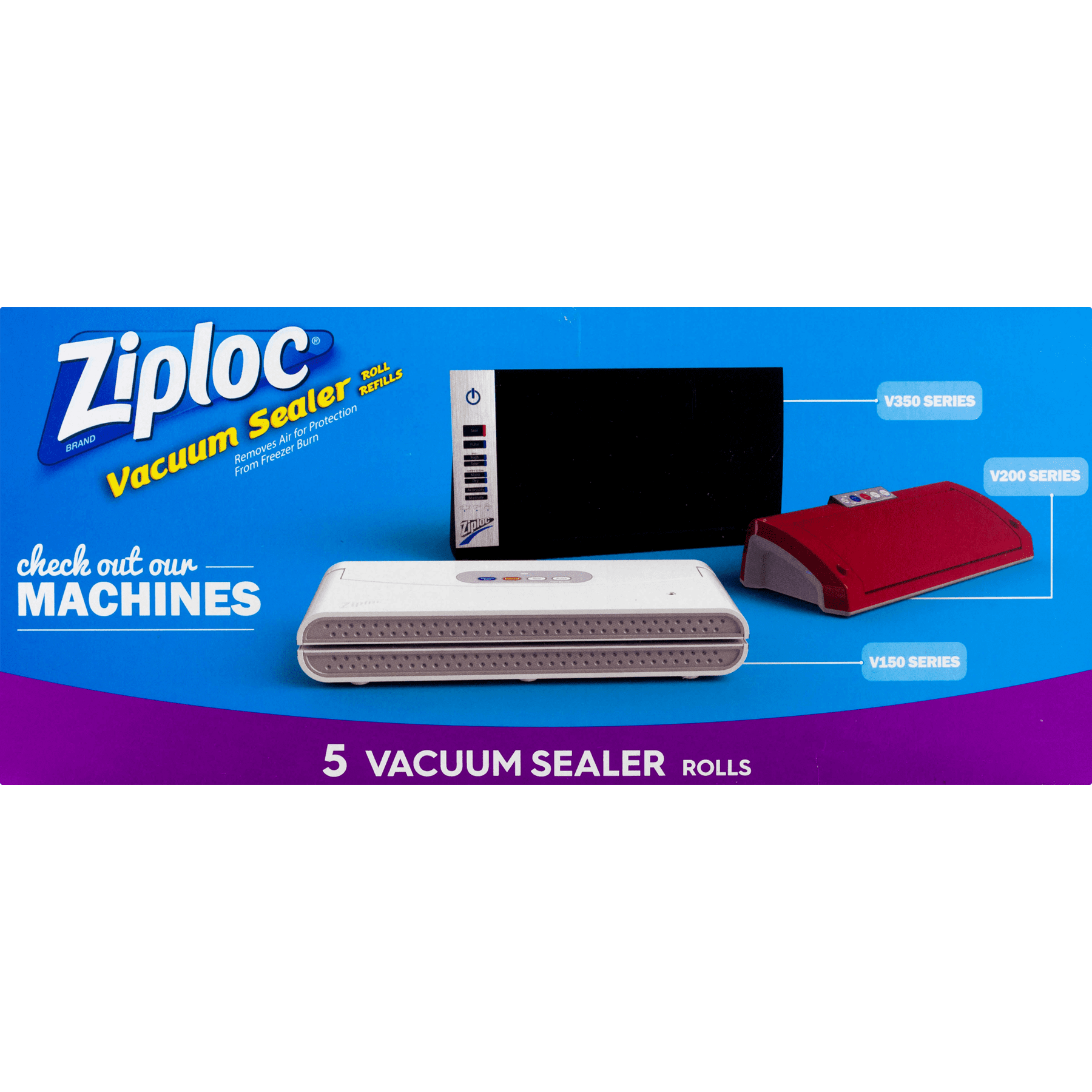 Ziploc V205 Vacuum Sealer, Red