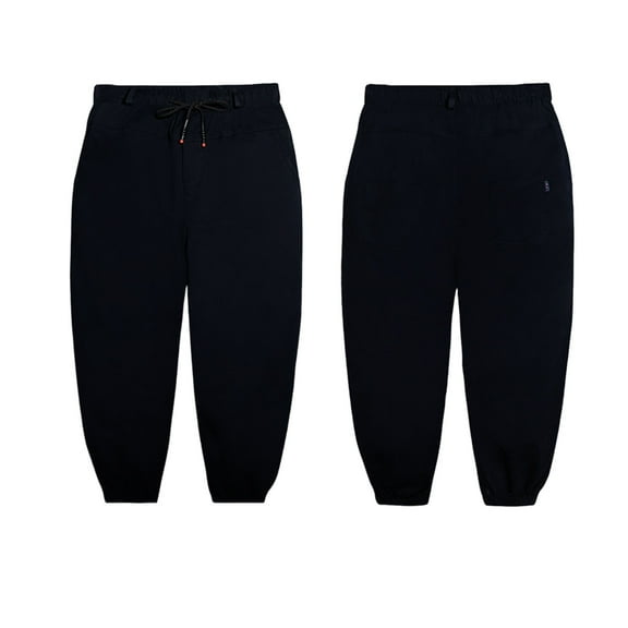 Kiijoy Little Boys Cotton Baggy Joggers High Waisted Casual Sports Pants, Sizes 5-6