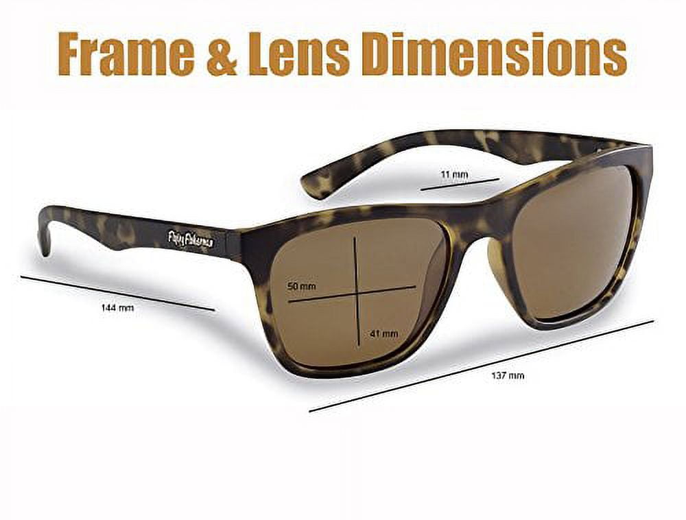 Flying Fisherman Fowey Polarized Sunglasses - Tortoise/Amber