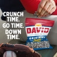 thumbnail image 2 of DAVID Original Jumbo Sunflower Seeds, 4-Pack (3.7 oz. Each) Bag, Roasted & Salted, Classic Flavor, Keto Friendly Low Carb Snack, High Protein Snack for Sports, Travel, On-the-Go 14.8 oz. Total, 2 of 6