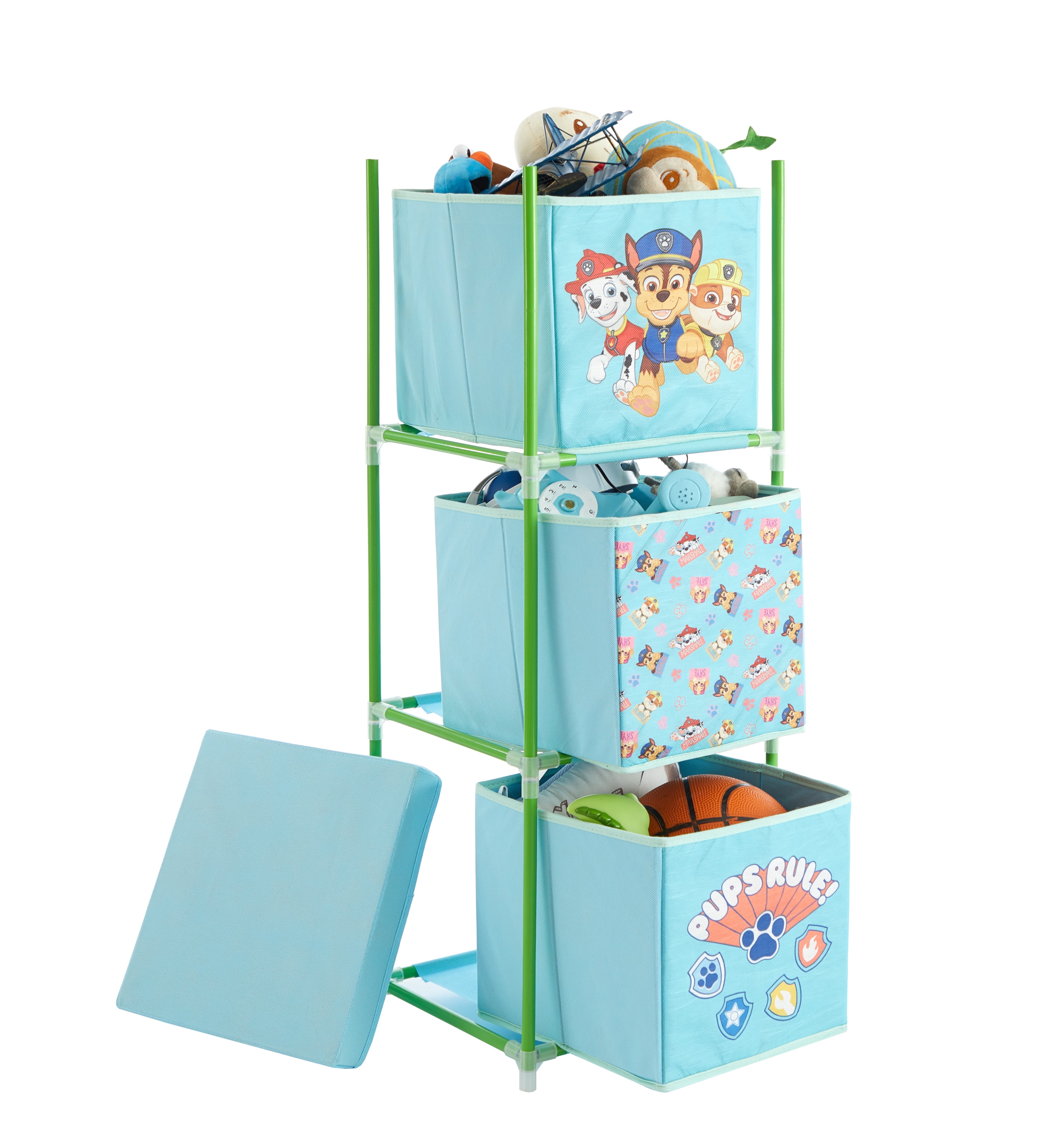Nickelodeon Paw Patrol 3 Tier Kids Storage Cart