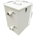 thumbnail image 2 of Portable Dental Lab Single-Row Wheel Vacuum Cleaner Dust Collector for Laboratory Cleaning, 2 of 11