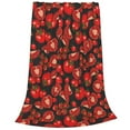 thumbnail image 2 of Sikiie Tomato Ultra-Soft Micro flannel Blanket Luxury All Seasons Warm Blanket for Bedding Sofa and Travel (4 sizes)-50"x40", 2 of 7