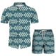 thumbnail image 5 of Traje de camisa informal de dos piezas con pantalones cortos de manga corta para hombre Fridja  fhjkhfk458600, 5 of 8