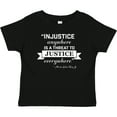 thumbnail image 3 of Inktastic Injustice Anywhere is a Threat to Justice Everywhere- Martin Luther King Jr. Boys or Girls Baby T-Shirt, 3 of 5
