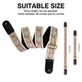 thumbnail image 2 of AODSK Cotton Embroidery Guitar Strap 2" Adjustable for Acoustic Electric Bass Ukulele with Picks Guitarists Gift, 2 of 7