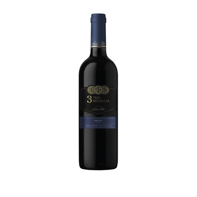 Vino Tinto Santa Rita Tres Medallas Merlot 750 ml