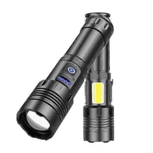Nitecore TM28 Flashlight Bundle - 6000 Lumen Searchlight, NBP68HD Battery Pack & 4x IMR Batteries