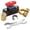 Black, variant on Battery Disconnect Switch 12V-48V 275A – Heavy Duty Battery Cut Off Kill Switch with Solid Copper Terminals, IP67 Waterproof, Vibration-Resistant Lock for Car, Truck, RV, Boat, Marine, ATV