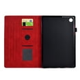 thumbnail image 4 of Allytechgroup Flip Cover Case for Lenovo Tab M10 (3rd Gen) 10.1" TB-328F, Smart Case Auto Sleep Wake Shockproof Kickstand Bumper Magnetic Closure Pen Holder Slim Case for Lenovo Tab M10 10.1",Red, 4 of 10
