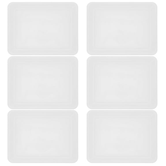 SWETRACE 6Pcs Puzzle Trays White Color For Building Blocks And Puzzles Toy Organization And Storage