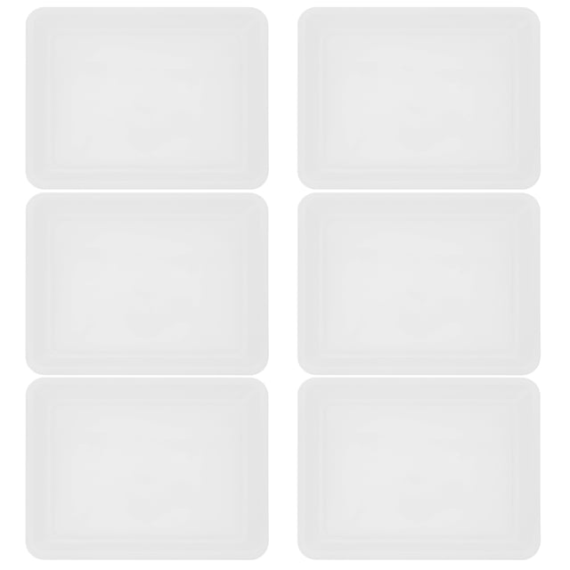 SHOWERORO 6pcs Puzzle Organizer Trays For Storage Material For Sorting Puzzle Building Blocks For Use