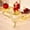 Gold, variant on ZOELNIC 10 Feet 30 LED Christmas Berry Beaded Garland String Light Indoor for Fireplace Mantel Indoor Xmas Tree Christmas Decorations(Gold)