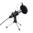 thumbnail image 4 of Microphone, With Anti-spray Cover Metal USB Microphone, For Voice Recording For Broadcasting For Video Conference For Online Chatting, 4 of 8