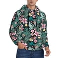 thumbnail image 2 of Daiia Rose Flowers for Men's Fashion Hoodies & Sweatshirts with Kangaroo Pocket Hooded Sweatshirt Breathable & Moisture Wicking-Small, 2 of 7