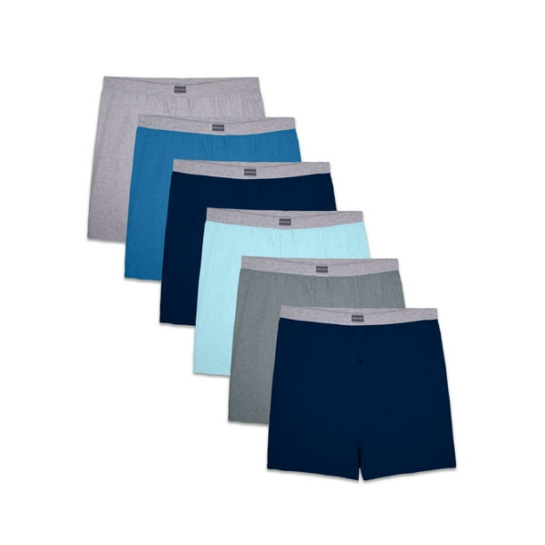 Fruit of the Loom Fruit of the Loom Men's Assorted Knit Boxers, 6