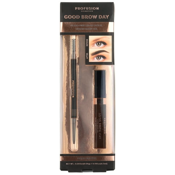 Profusion Cosmetics Good Day Brow, Dark Brown, 2.1 oz