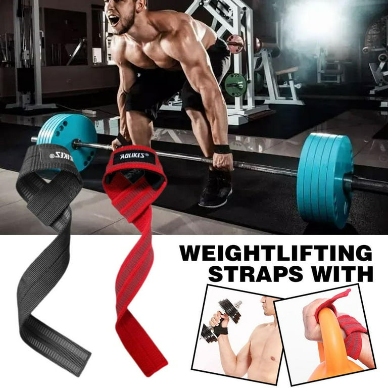 AYFFDIYI Gym Lifting Straps Deadlift Fitness Gloves Weight Lifting