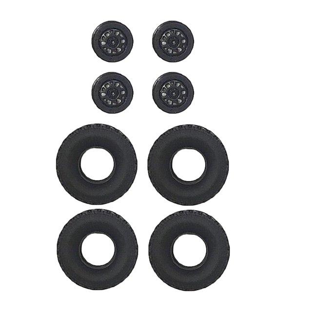 fastboy 1/2/3/5 4WD Wheel Rim Tires For WPL C14 B14 B24 B16 B36 C24 Car RC Tires Wheel Rims 1 Pc