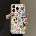 thumbnail image 2 of Disneys-funda de teléfono con Graffiti, carcasa anticaída para iPhone 16, 15, 14, 13, 12, 11, pro MAX, 7, 8Plus, XR, XS MAX, Y2K, 2 of 5