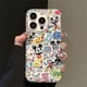 thumbnail image 2 of Disneys-funda de teléfono con Graffiti, carcasa anticaída para iPhone 16, 15, 14, 13, 12, 11, pro MAX, 7, 8Plus, XR, XS MAX, Y2K, 2 of 4