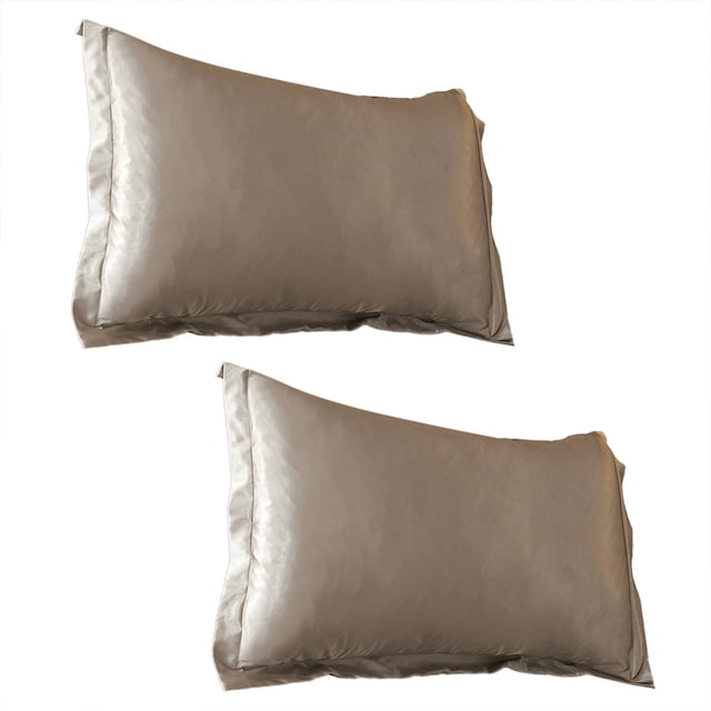 Clearance! Solid Color Faux Silk Pillowcase Silk No Zipper Envelope Pillow Pillow Cover