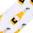 thumbnail image 2 of ODD SOX Corona Beer Mix Match Split Crew Socks for Men, Fun Novelty Prints, Large, 2 of 3