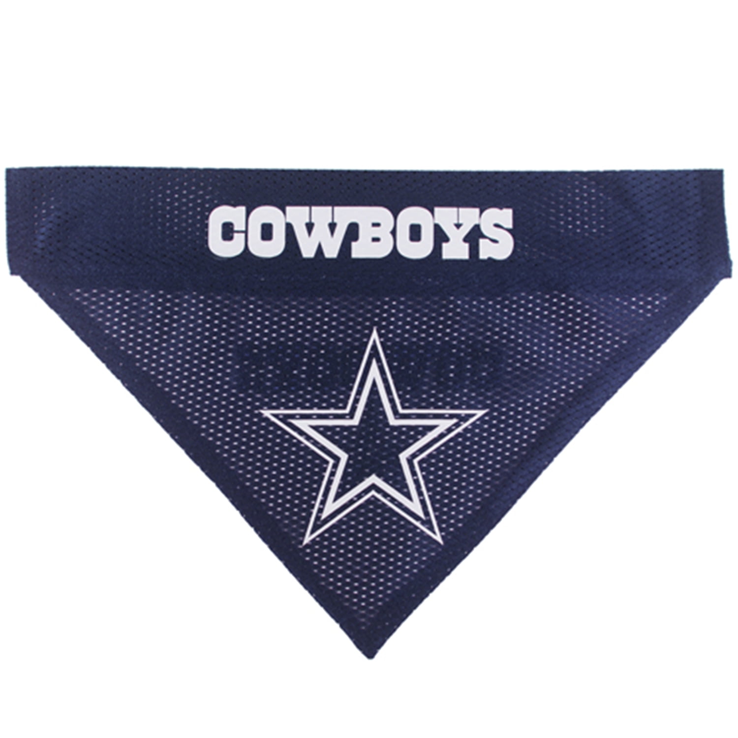 Pets First NFL Dallas Cowboys Dog Bandana - Licensed, Reversible Pet Bandana - 2 sided Bandana
