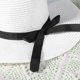 thumbnail image 3 of Txlixc Sombrero de paja de papel femenino, arco de ala ancha Txlixc moda, 3 of 9